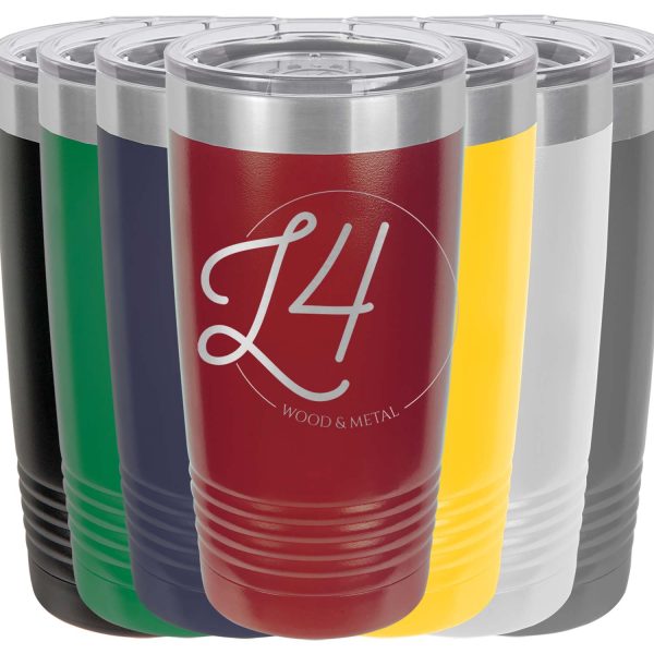 variety of custom engraved tumbler colors