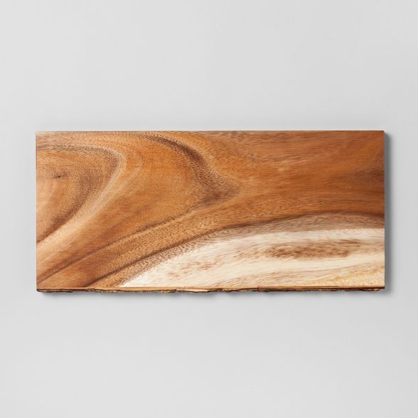 blank acacia wood cutting board