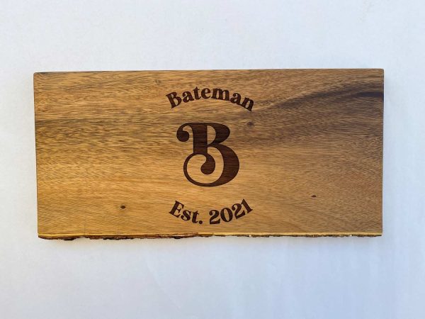 Bateman acacia wood cutting board